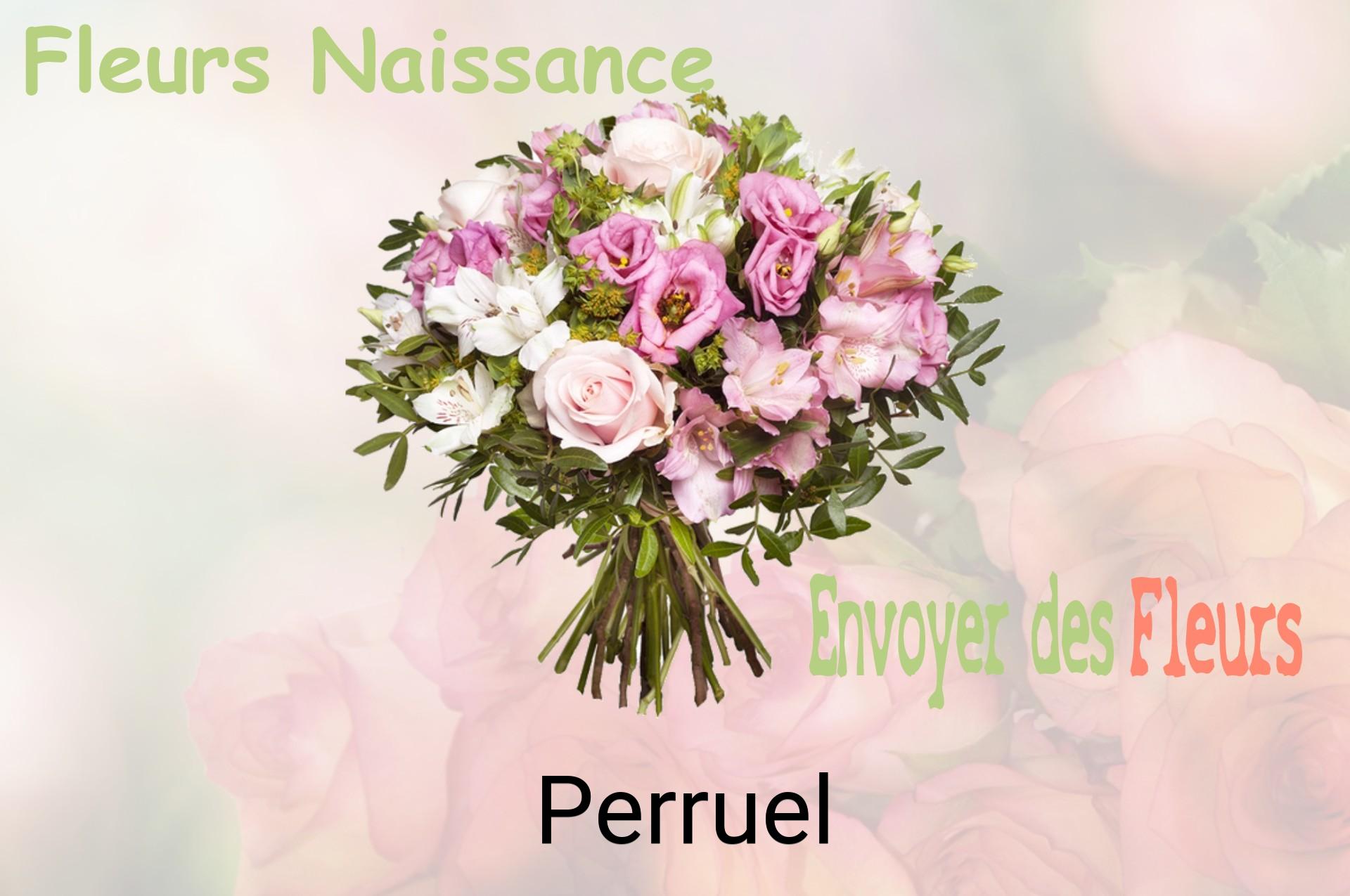 Bouquet de fleurs de naissance livré à Perruel